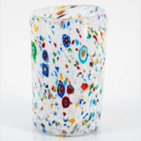 white murano glass